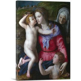 Madonna And Child Saint John The Baptist Elizabeth 1540