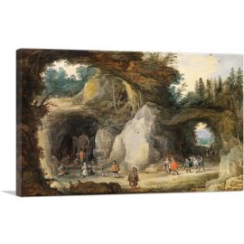 A Hermit Before a Grotto With Joos De Momper II