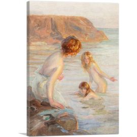 Bathers By The Sea