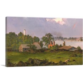 View Of Blackwell's Island New York 1850