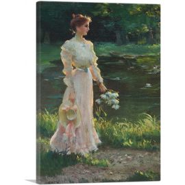 By The Lily Pond 1908