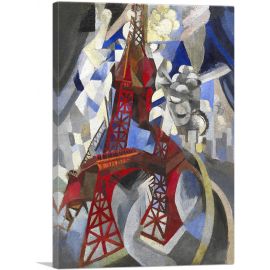 Red Eiffel Tower 1911