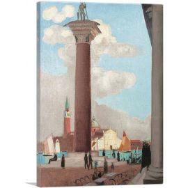 Small View Of Venice Saint Theodore Column 1922