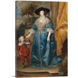 Henrietta Maria And The Dwarf Sir Jeffrey Hudson 1633