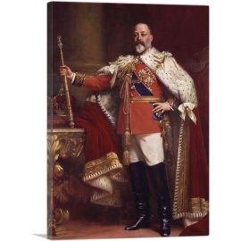 Edward VII In Coronation Robes 1901
