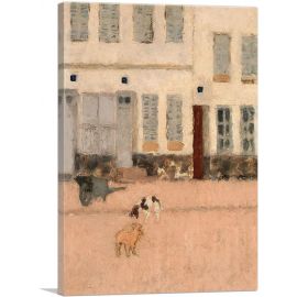 Two Dogs In a Deserted Street 1894