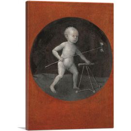 Child with Pinwheel and Toddler's Chair 1500