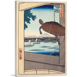 Mannen Bridge - Fukagawa 1857
