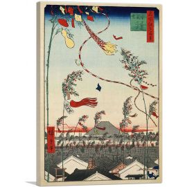 The City Flourishing - Tanabata Festival  1857