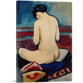 Sitting Nude with Pillow 1911