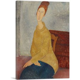 Jeanne Hebuterne with Yellow Sweater 1919