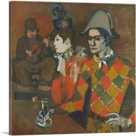 Harlequin with a Glass - Au Lapin Agile 1905