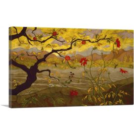 Landscape painting Apple Tree With Red Fruit 1902