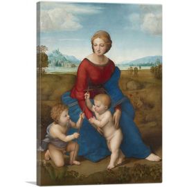 Madonna of the Meadow - The Madonna with the Christ Child and Saint John the Baptist 1506