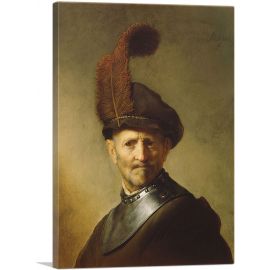 Old Man In Military Costume 1631