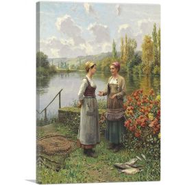 Two Women In a Landscape
