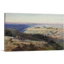 Jerusalem From Mount Of Olives Sunrise 1859
