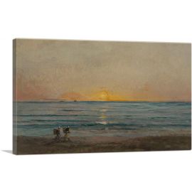 Sunset Near Villerville 1876