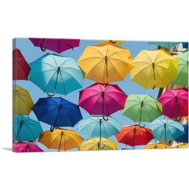 Colorful Umbrellas Sky Home decor