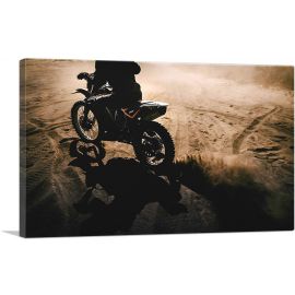 Dirt Bike Motocross Shadow