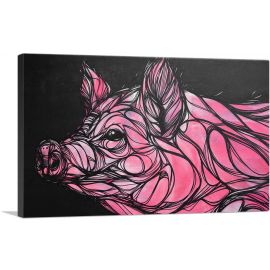 Pink Pig Graffiti