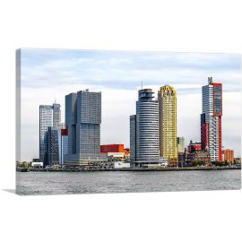 Rotterdam Netherlands Skyline