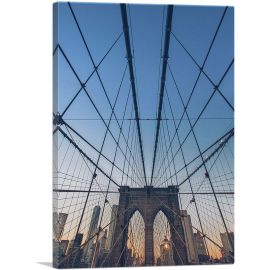 Geometry of Brooklyn Bridge New York