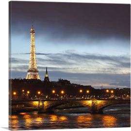 Eiffel Tower After Sunset