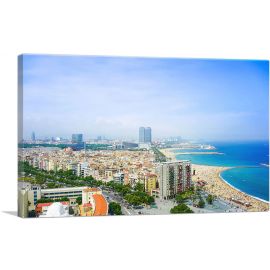 Barcelona, Spain - Beaches and Skyline