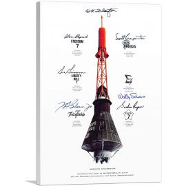 NASA Mercury Spacecraft Autographed by Astronauts