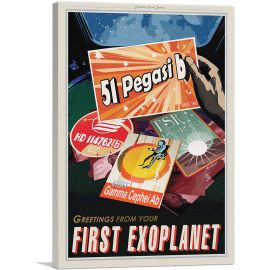 51 Pegasi B First Exoplanet NASA Poster