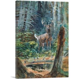 Deer In The Dell 1909