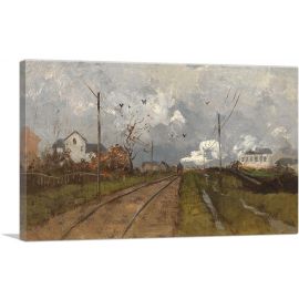 The Train Is Arriving-1-Panel-40x26x1.5 Thick