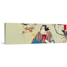 Flowers Ichikawa Sadanji I In Role of Gosho No Gorozo 1890