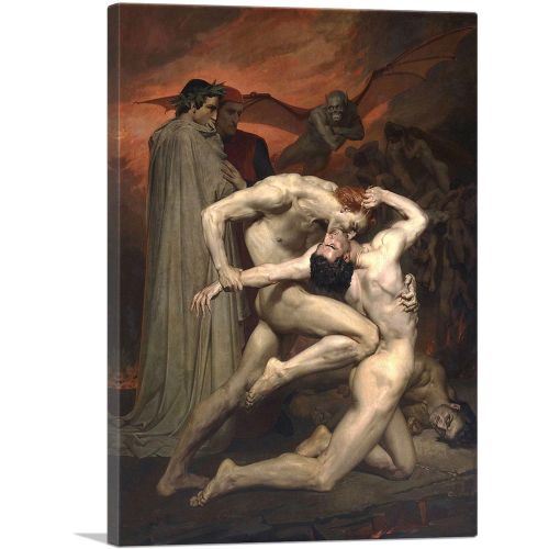 Dante And Virgil In Hell 1850