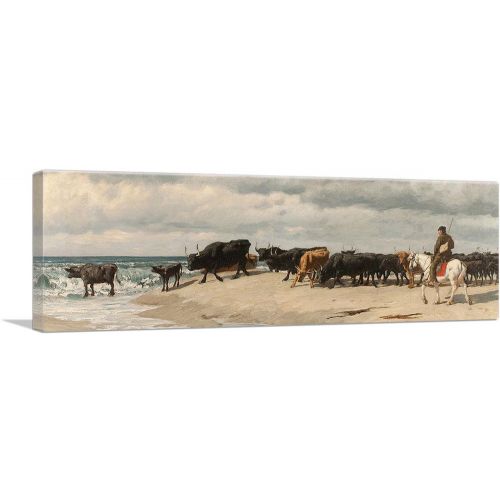 Herd Of Cattle Beside The Sea 1878