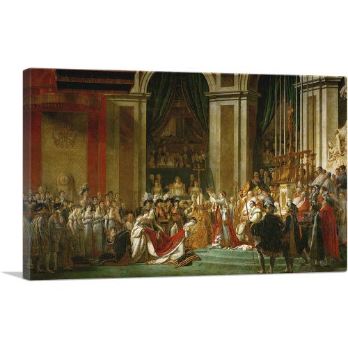 The Coronation Of Napoleon At Notre-Dame De Paris 1804