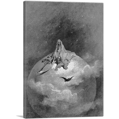 Illustration From Edgar Allan Poe The Raven 1882