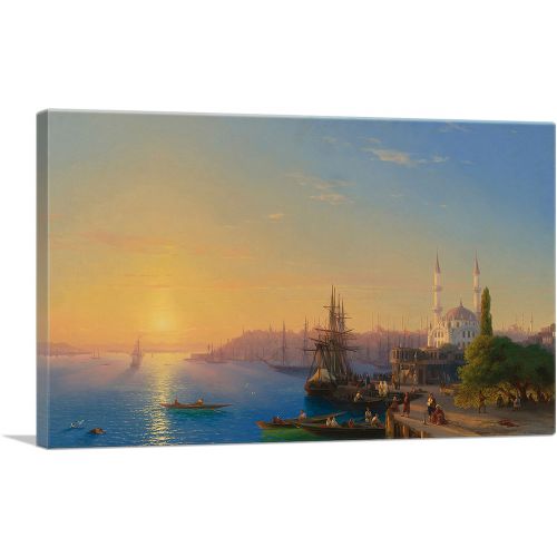 View of Constantinople and the Bosphorus 1856