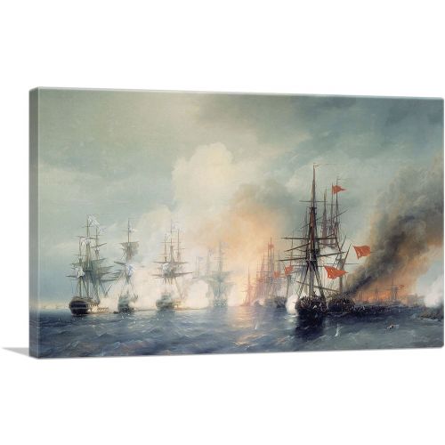 Russian and Turkish Sea Battle of Sinop 1853