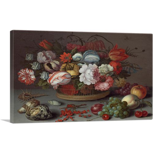 Basket of Flowers 1622
