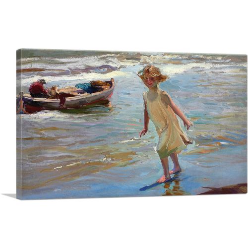 Girl on The Beach 1910