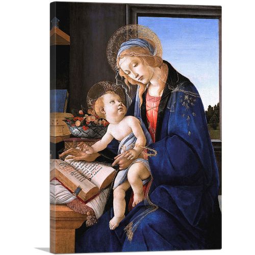 The Virgin Teaching the Infant Jesus to Read - Madonna of the Book 1479