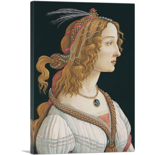 Idealized Portrait of a Lady - Portrait of Simonetta Vespucci