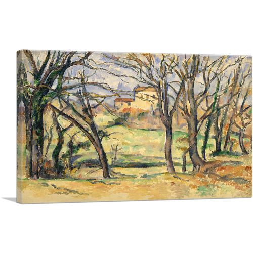 Trees and Houses Near the Jas de Bouffan 1886