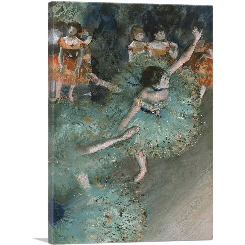 Swaying Dancer - Dancer in Green 1879