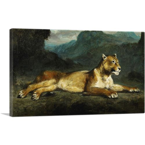 Lioness reclining 1855