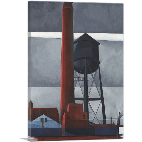 Chimney and Water Tower 1931