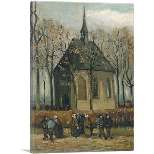 Congregation Leaving the Reformed Church of Nuenen 1885