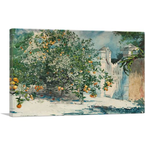 Orange Trees and Gate 1885